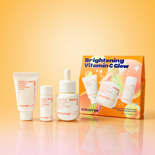 繽紛小島聖誕系列 - 維他命C綠茶酵素透亮精華套裝(價值$504)