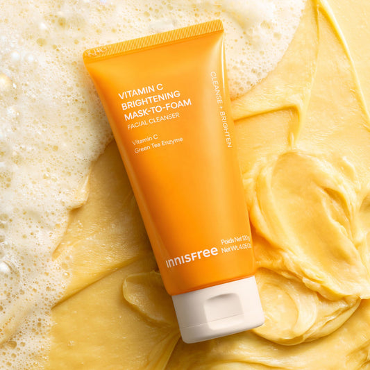 維他命C透亮泥膜潔面乳 120g