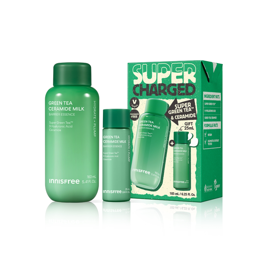 綠茶神經醯胺保濕牛奶水160ml 套裝(價值$185)